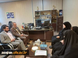 دیدار مدیر عامل دارالقرآن کریم زنجان با مدیرامور پردیس های دانشگاه فرهنگیان استان زنجان 3