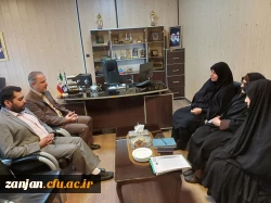 دیدار مدیر عامل دارالقرآن کریم زنجان با مدیرامور پردیس های دانشگاه فرهنگیان استان زنجان 4