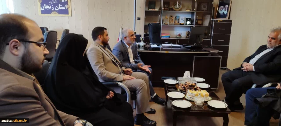 دیدار مدیرکل دبیرخانه هیات مرکزی گزینش وزارت آموزش و پرورش با مدیر امور پردیس های دانشگاه فرهنگیان استان 5