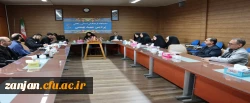 جلسه تمهید برگزاری کنگره بزرگداشت شهدای دانشجو معلم استان زنجان