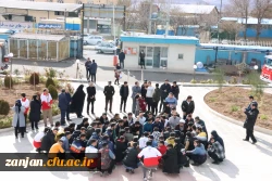 برگزاری مانور زلزله با همکاری هلال احمر زنجان 3