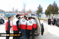 برگزاری مانور زلزله با همکاری هلال احمر زنجان 5