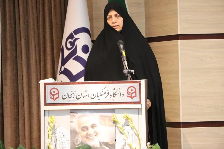 بزرگداشت سالگرد شهادت سردار سلیمانی وحماسه نهم  دی در دانشگاه فرهنگیان استان زنجان 8