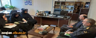 به گزارش روابط عمومی دانشگاه فرهنگیان استان زنجان:

دیدار رئیس اداره آموزش همگانی معاونت فرهنگی و اجتماعی نیروی انتظامی استان با مدیر امور پردیس های دانشگاه فرهنگیان استان زنجان