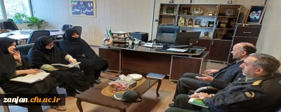 به گزارش روابط عمومی دانشگاه فرهنگیان استان زنجان:

دیدار رئیس اداره آموزش همگانی معاونت فرهنگی و اجتماعی نیروی انتظامی استان با مدیر امور پردیس های دانشگاه فرهنگیان استان زنجان
