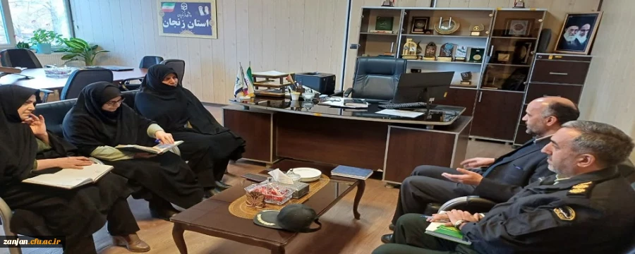 دیدار رئیس اداره آموزش همگانی معاونت فرهنگی و اجتماعی استان با مدیر امور پردیس های دانشگاه فرهنگیان استان زنجان 2