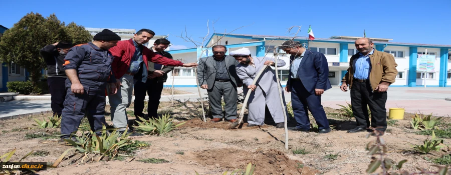کاشت نهال بمناسبت گرامیداشت هفته منابع طبیعی و روز درختکاری 5