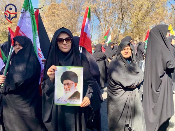 حضور دانشجویان، اساتید و کارکنان دانشگاه فرهنگیان استان در راهپیمایی روز جهانی قدس 4