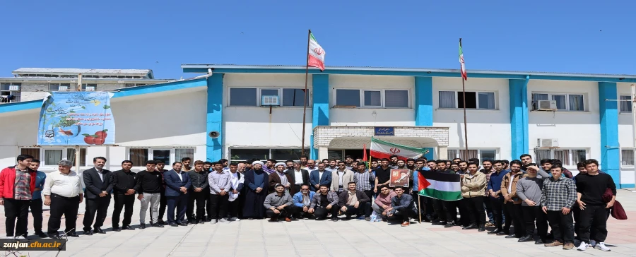  تجمع دانشجویان در حمایت از عملیات وعده صادق 2