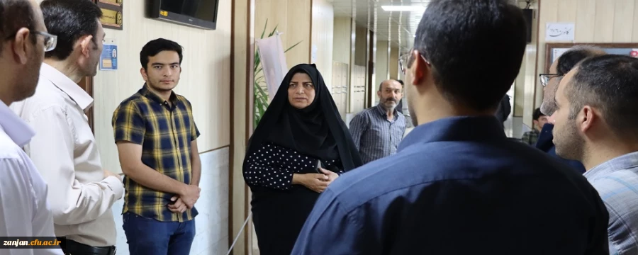 بازدید مدیر امور پردیس های دانشگاه فرهنگیان استان زنجان از روند برگزاری کانون های سنجش شایستگی داوطلبان چند برابر ظرفیت در پردیس شهید بهشتی 2