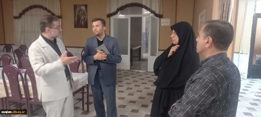 بازدید معاون اداری مالی دانشگاه فرهنگیان کشور از پردیس های استان زنجان 5