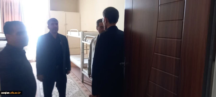 بازدید معاون اداری مالی دانشگاه فرهنگیان کشور از پردیس های استان زنجان 8