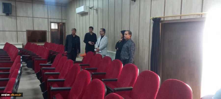 بازدید معاون اداری مالی دانشگاه فرهنگیان کشور از پردیس های استان زنجان 10