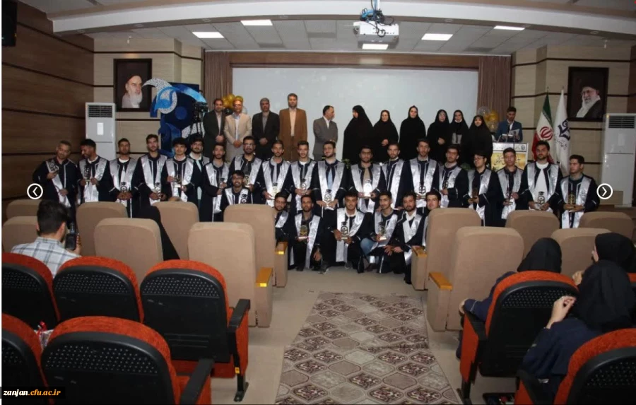 آیین دانش آموختگی دانشجویان ورودی ۱۳۹۹ دانشگاه فرهنگیان استان زنجان برگزار شد 2