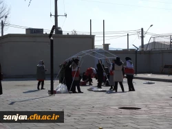 برگزاری مانور آمادگی در برابر زلزله در پردیس الزهرا(س) 2