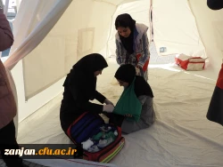 برگزاری مانور آمادگی در برابر زلزله در پردیس الزهرا(س) 2