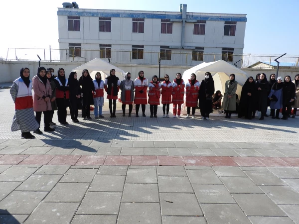 برگزاری مانور آمادگی در برابر زلزله در پردیس الزهرا(س) 2