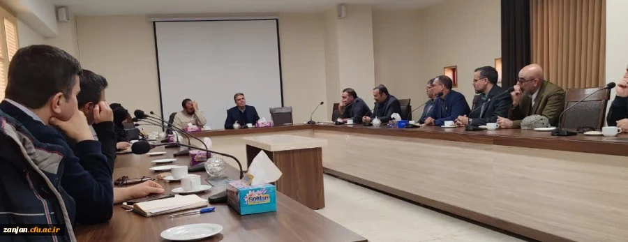 بازدید اعضای هیات علمی دانشگاه فرهنگیان استان از دانشگاه تحصیلات تکمیلی علوم پایه زنجان 3