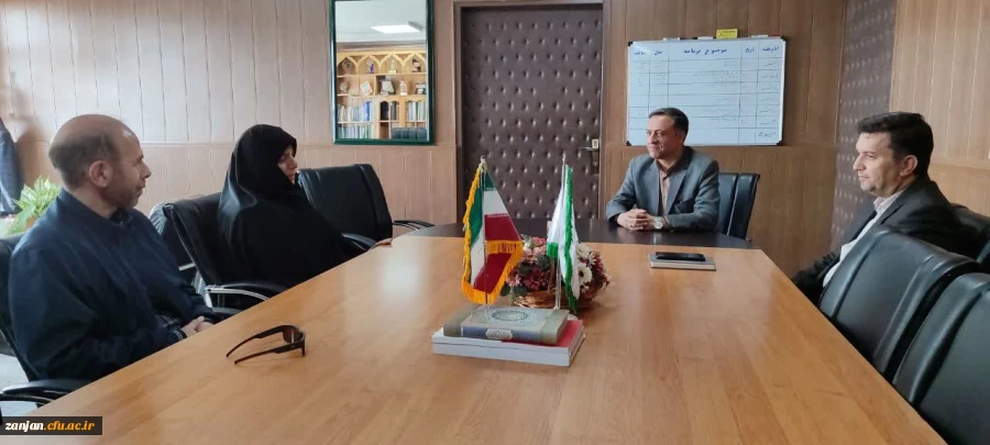 دیدار مدیر امور پردیس های دانشگاه فرهنگیان استان با مدیران نواحی یک و دو آموزش و پرورش زنجان 3