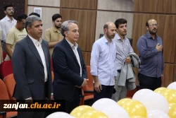 برگزاری آیین دانش آموختگی دانشجو معلمان ورودی سال 1400 و 1402 پردیس شهید بهشتی دانشگاه فرهنگیان استان زنجان 4