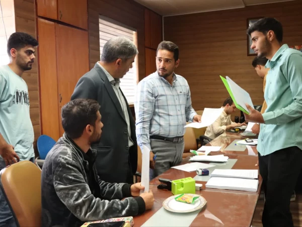 ثبت نام حضوری از دانشجویان جدیدالورود دانشگاه فرهنگیان پردیس شهید بهشتی 6