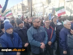 حضور دانشجویان و عوامل اجرایی و اساتید دانشگاه فرهنگیان شهید بهشتی در حماسه باشکوه 22 دی 4