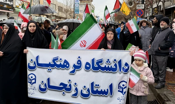 حضور پرشور و باشکوه دانشگاه فرهنگان استان زنجان 4