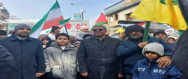 حضور پرشور و باشکوه کارکنان و اساتید دانشگاه فرهنگیان استان زنجان در راهپیمایی یوم الله ۲۲ بهمن 2