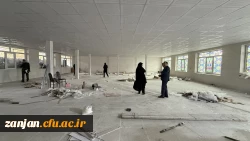 تعمیر و تجهیز سالن غذاخوری پردیس شهید بهشتی 3