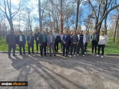 پیاده روی صبحگاهی  اعضای هیئت علمی و کارکنان دانشگاه فرهنگیان پردیس شهید بهشتی زنجان به مناسبت هفته سلامت